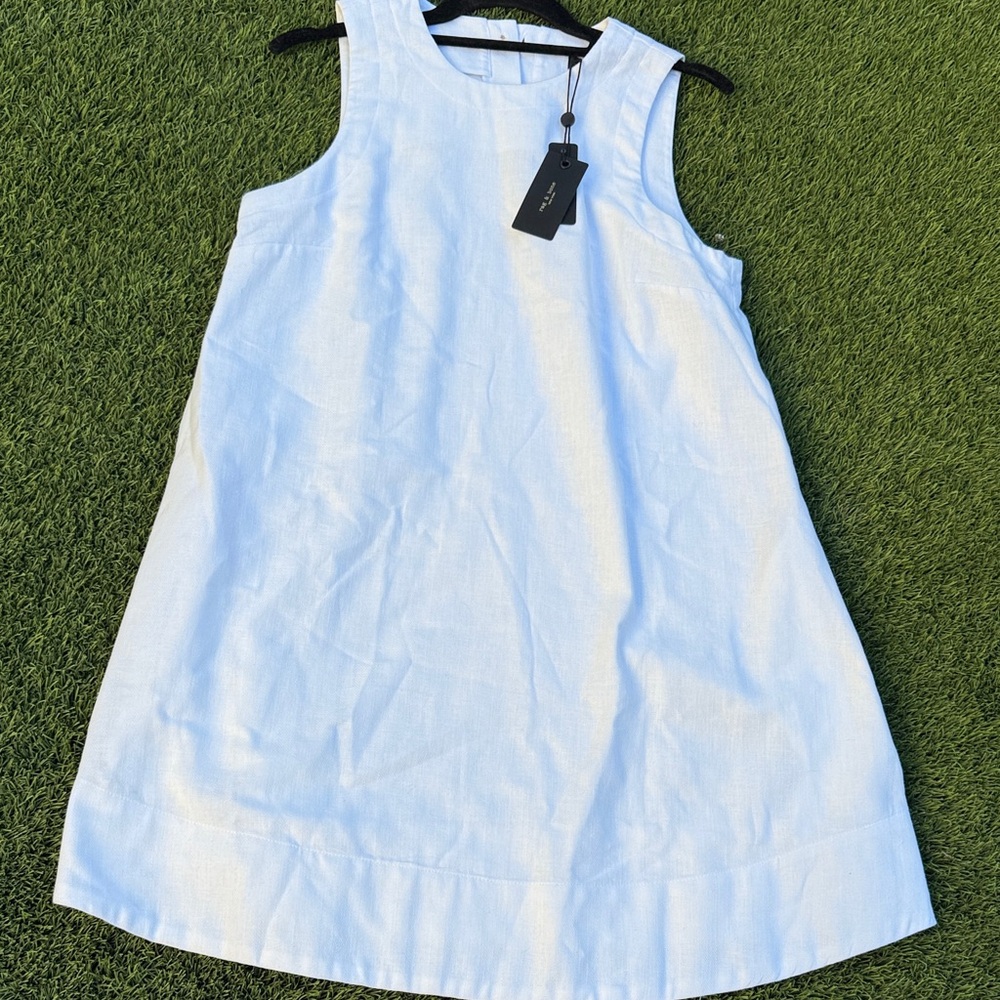 rag & bone women’s white dress with pockets NWT